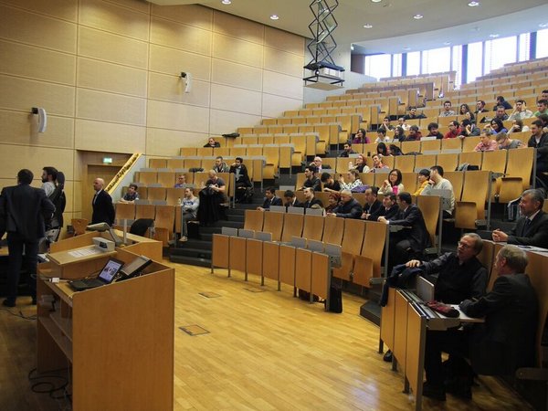 Participants in the lecture hall