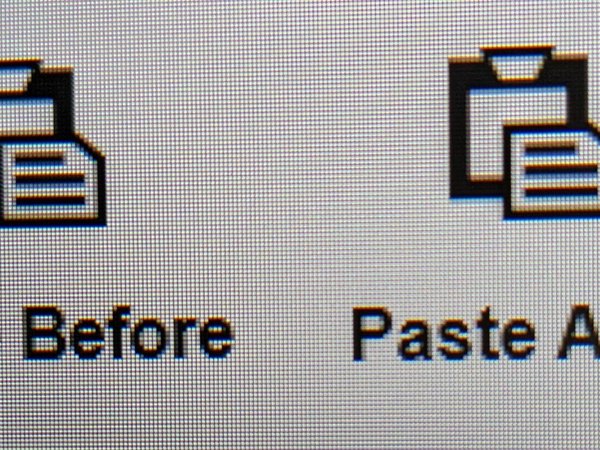 Photo: "Paste"-Buttons