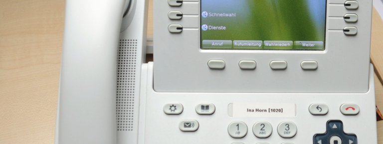 Ein Telefon