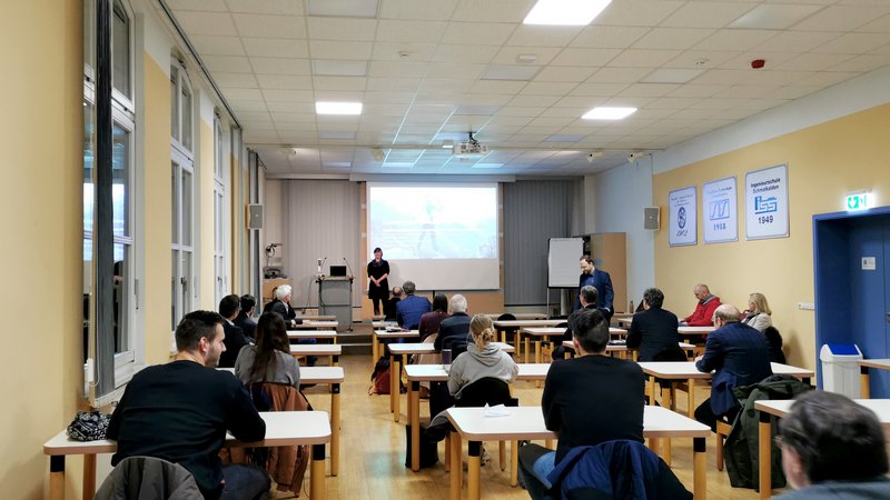 Antrittsvorlesung in der Aula mit Publikum