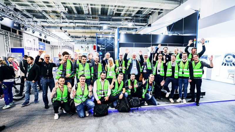 Studierende auf der Leitmesse für Additive Fertigung, der FormNext in Frankfurt am Main