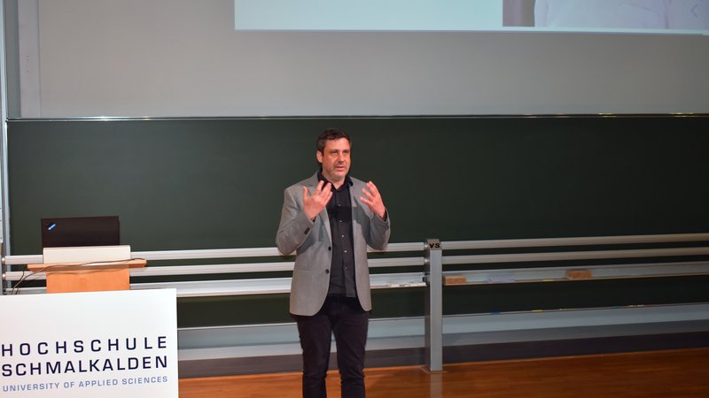 Prof. Hartmut Seichter im Audimax