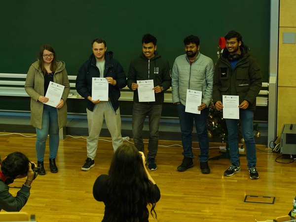 Participants receive certificates 