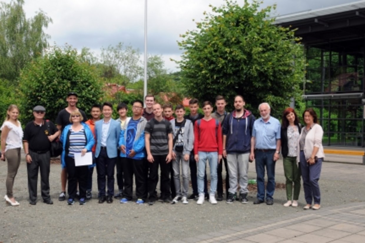 Gruppenbild der Teilnehmer des Kurses „German language and culture for international students“