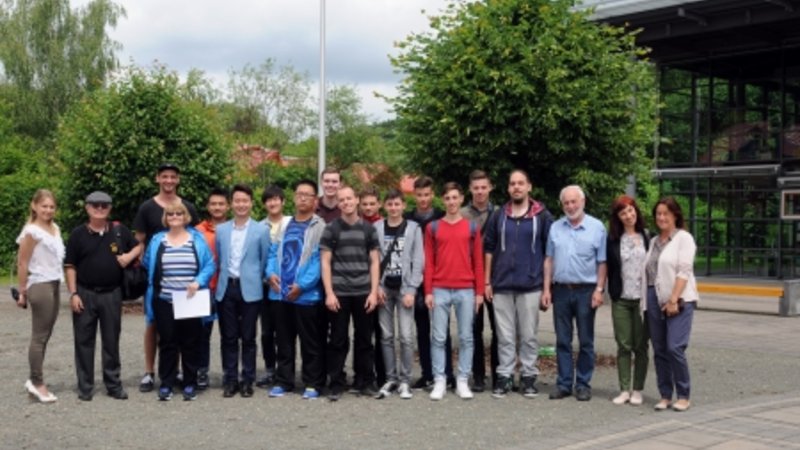 Gruppenbild der Teilnehmer des Kurses „German language and culture for international students“