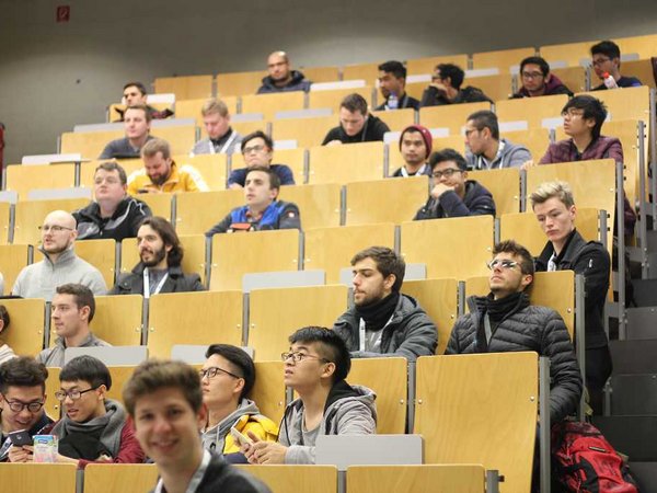 Participant in the lecture hall