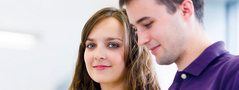 Frau und Mann