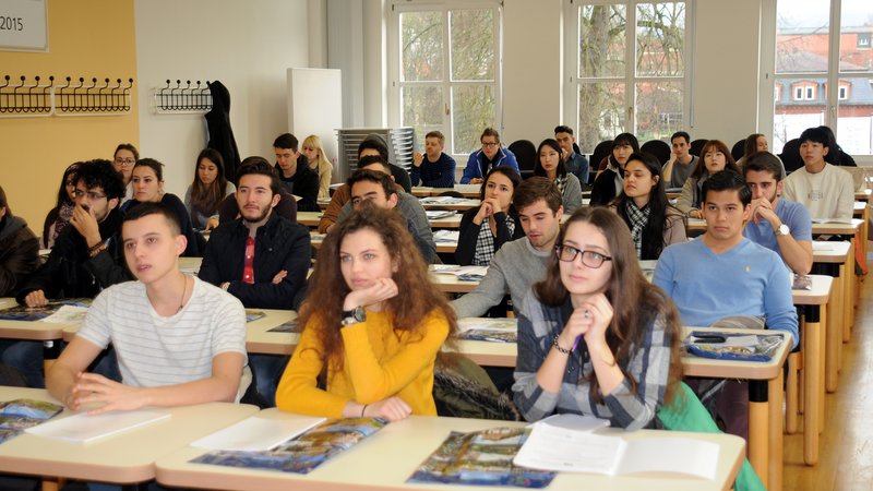 Begruessung der auslaendisch Studierenden