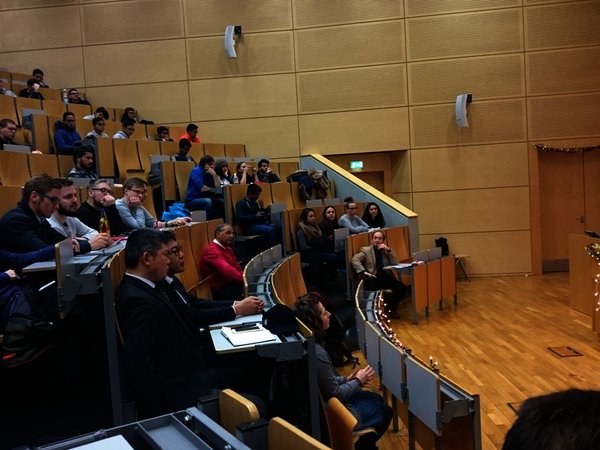 Lecture hall with participants 