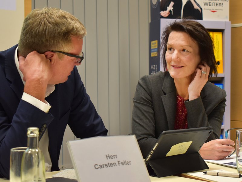 Carsten Feller im Gespräch mit Peggy Greiser