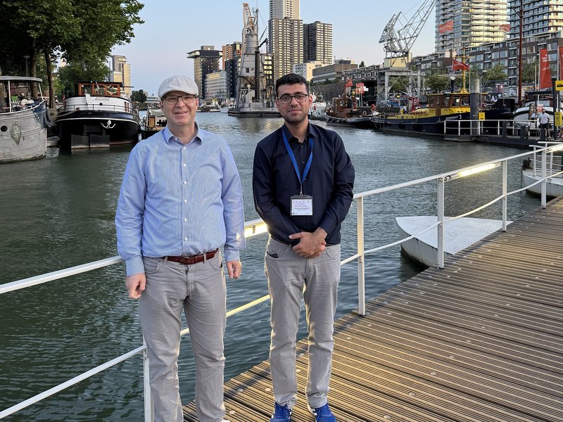 Prof. Dr. Sebastian Ullrich und Borhan Rastighalati in Rotterdam auf der International Conference on Research in Advertising