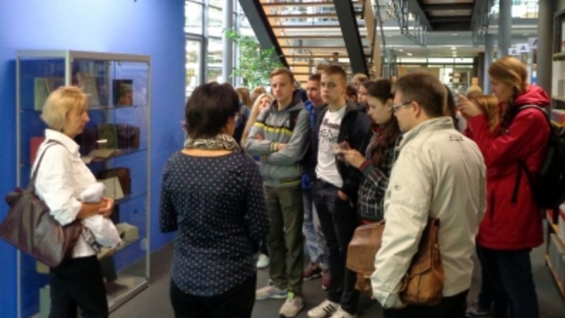 Ukrainische Schuelergruppe