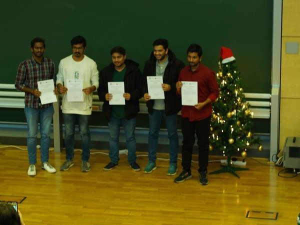 Participants receive certificates 