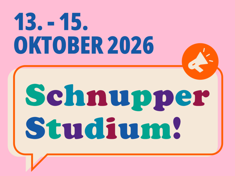 Einladung zum Schnupperstudium