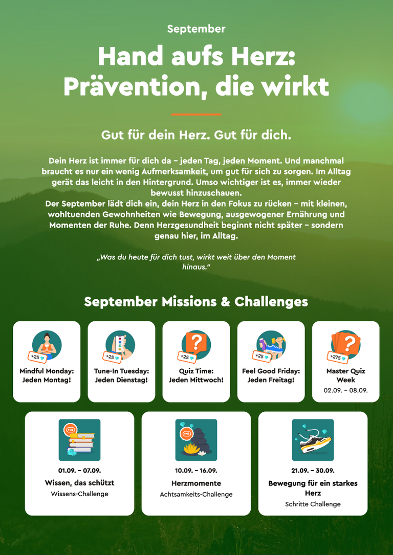 Monatsposter September