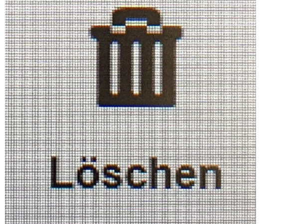 Foto: Schaltfläche "Löschen"