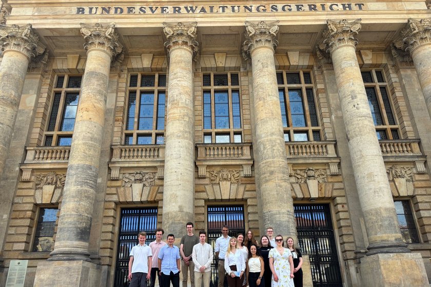 Studenten vor Bundesverwaltungsgericht