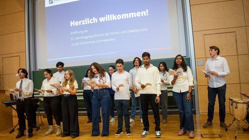 Studenten singen