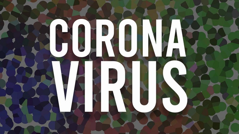 Coronavirus Schriftzug