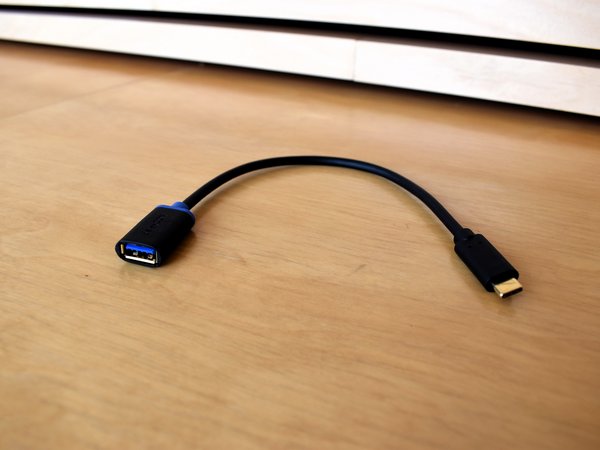 Foto: Adapter: USB A-Buchse / USB C-Stecker m