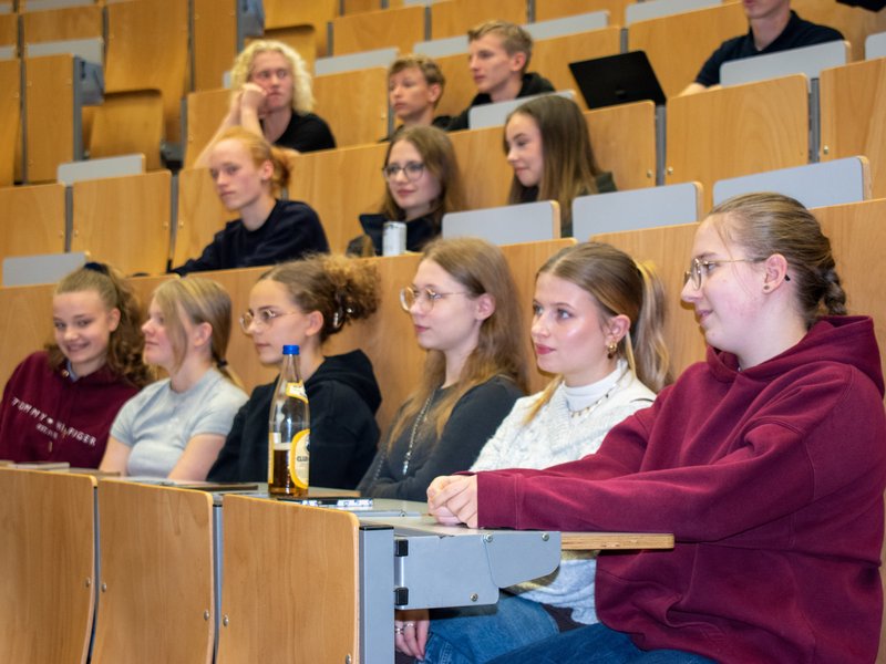 Schüler im Hörsaal