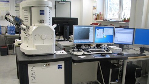 Rasterelektronenmikroskop mit Röntgenspektroskop