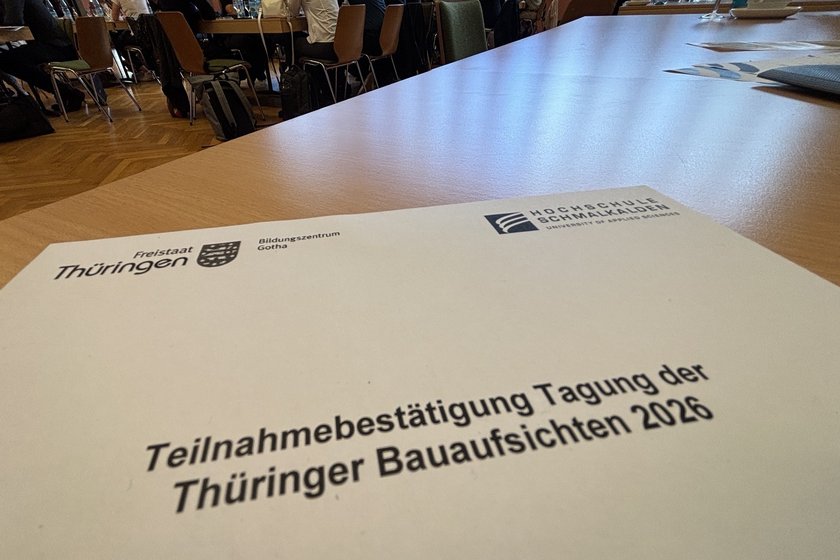 Teilnahmebestätigung der Tagung