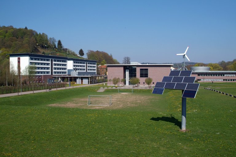 Die Wohnheime auf dem Campus