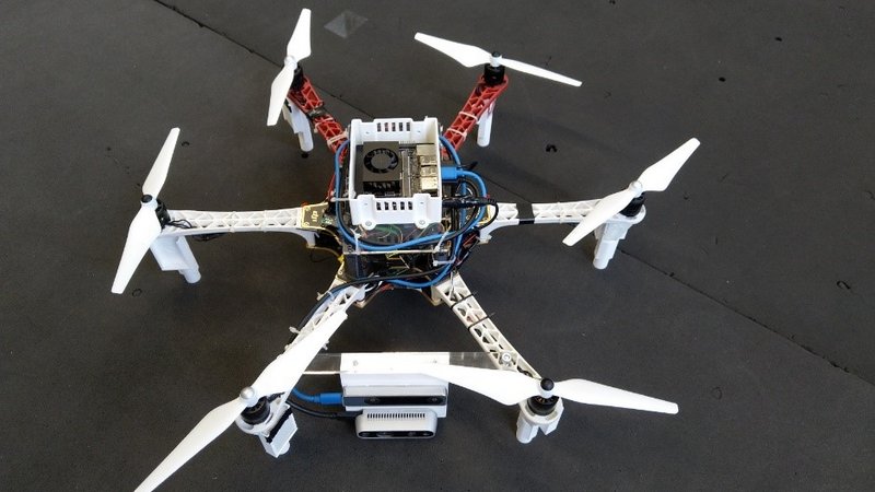 Drohne mit NVIDIA Jetson Xavier NX und Kameras