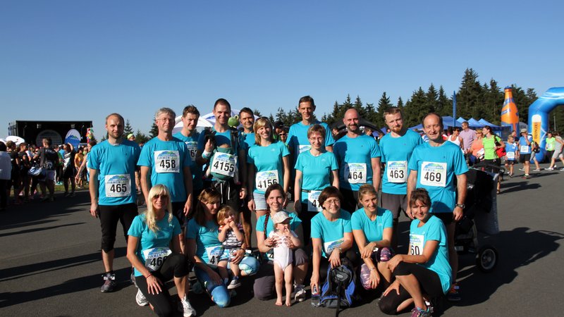 Gruppenbild Thüringer-Wald-Firmenlauf