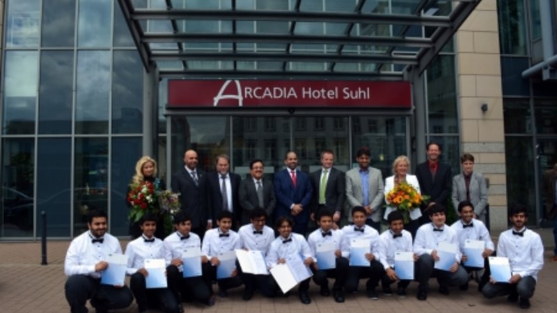 Abschluss arabischer Studenten