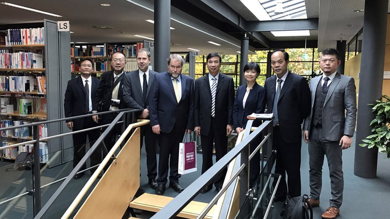 Die Delegation der Guangxi Normal University zu Gast an der Hochschule Schmalkalden