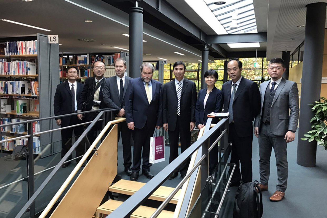 Die Delegation der Guangxi Normal University zu Gast an der Hochschule Schmalkalden