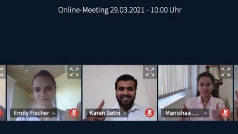 Screenshot von einem eTutorium