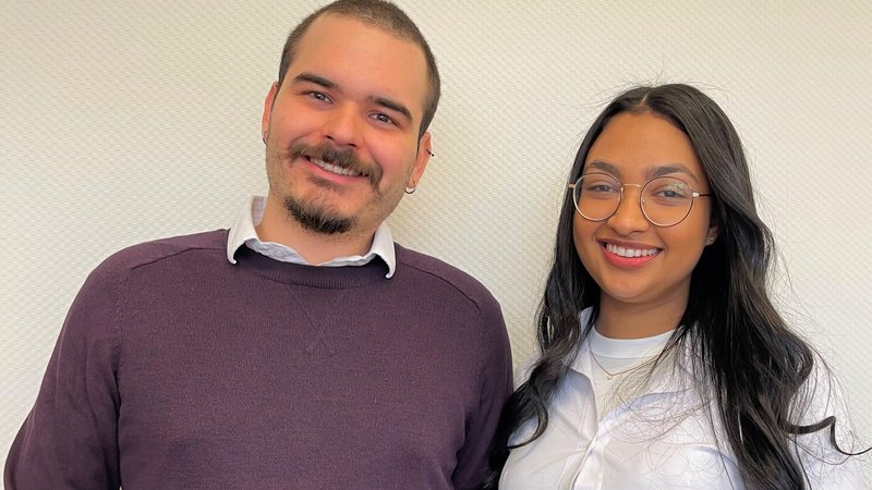 Camila Rodrigues und Pedro Vianna