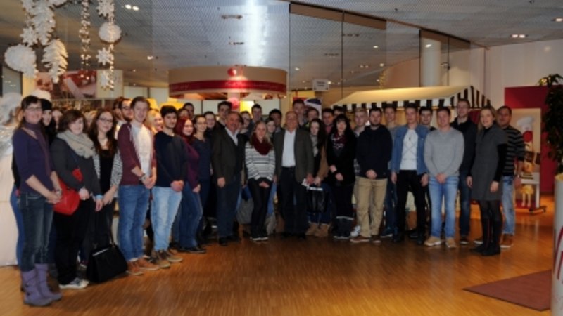 Gruppenbild Exkursion VIBA Nougatwelt