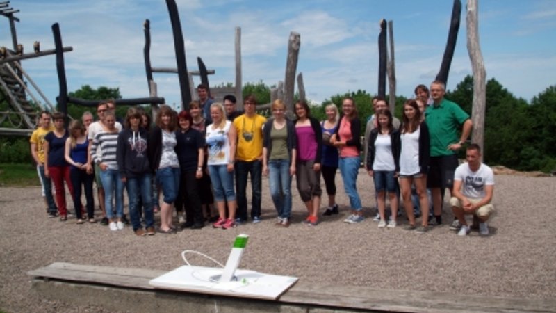 Gruppenbild Exkursion Hohe Geba
