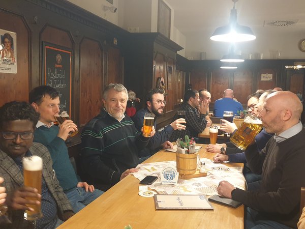 Dinner at the Augustiner Bräu in Eisenach 