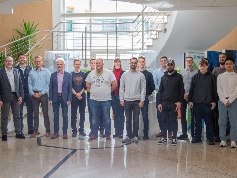 Gruppenbild im Unternehmen