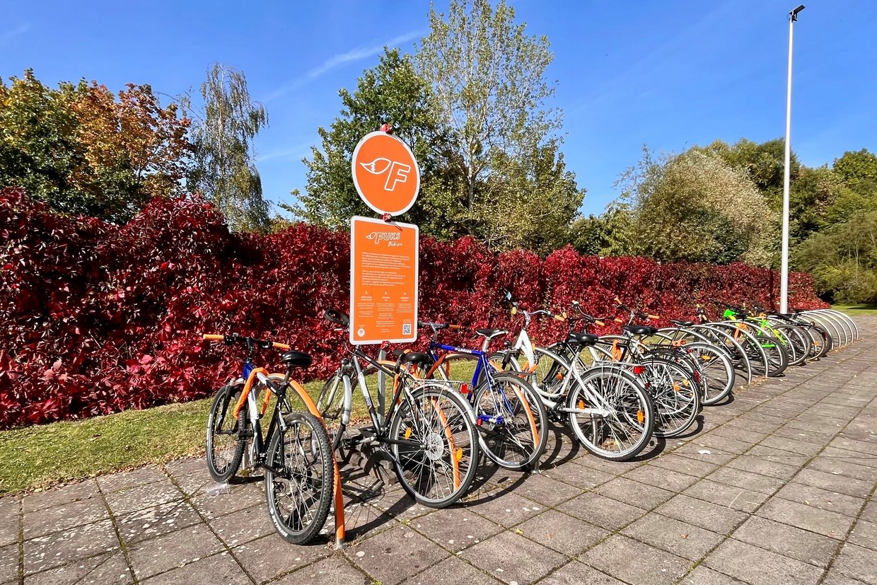 FUKS-Bikes auf dem Campus