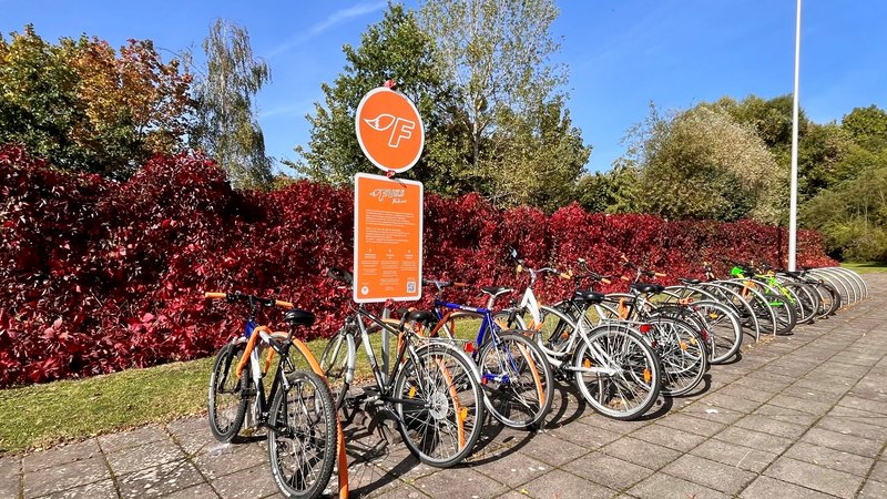 FUKS-Bikes auf dem Campus