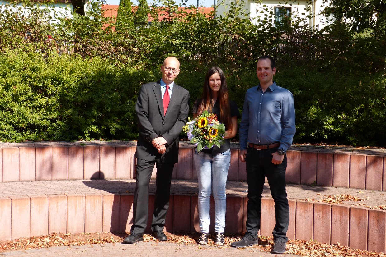 Prof. Uwe Hoyer, Manuela Teplow und Jan-Peter Panzer