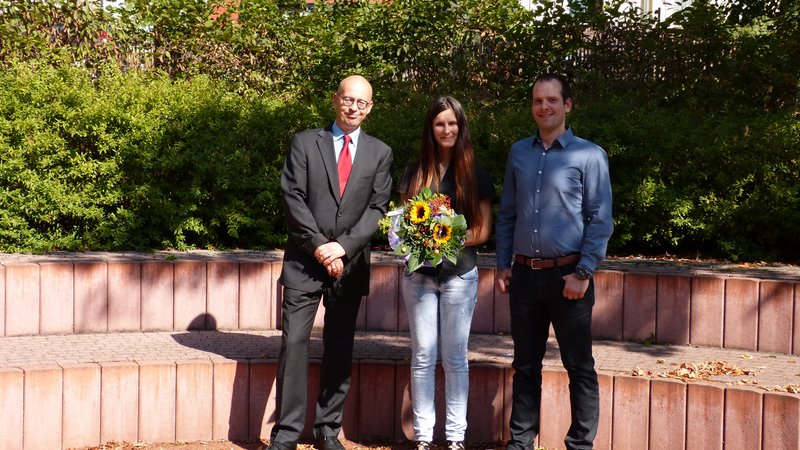 Prof. Uwe Hoyer, Manuela Teplow und Jan-Peter Panzer