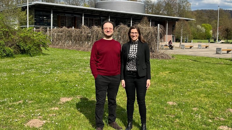 Prof. Diego d'Andria und Prof. Mareike Heinemann 