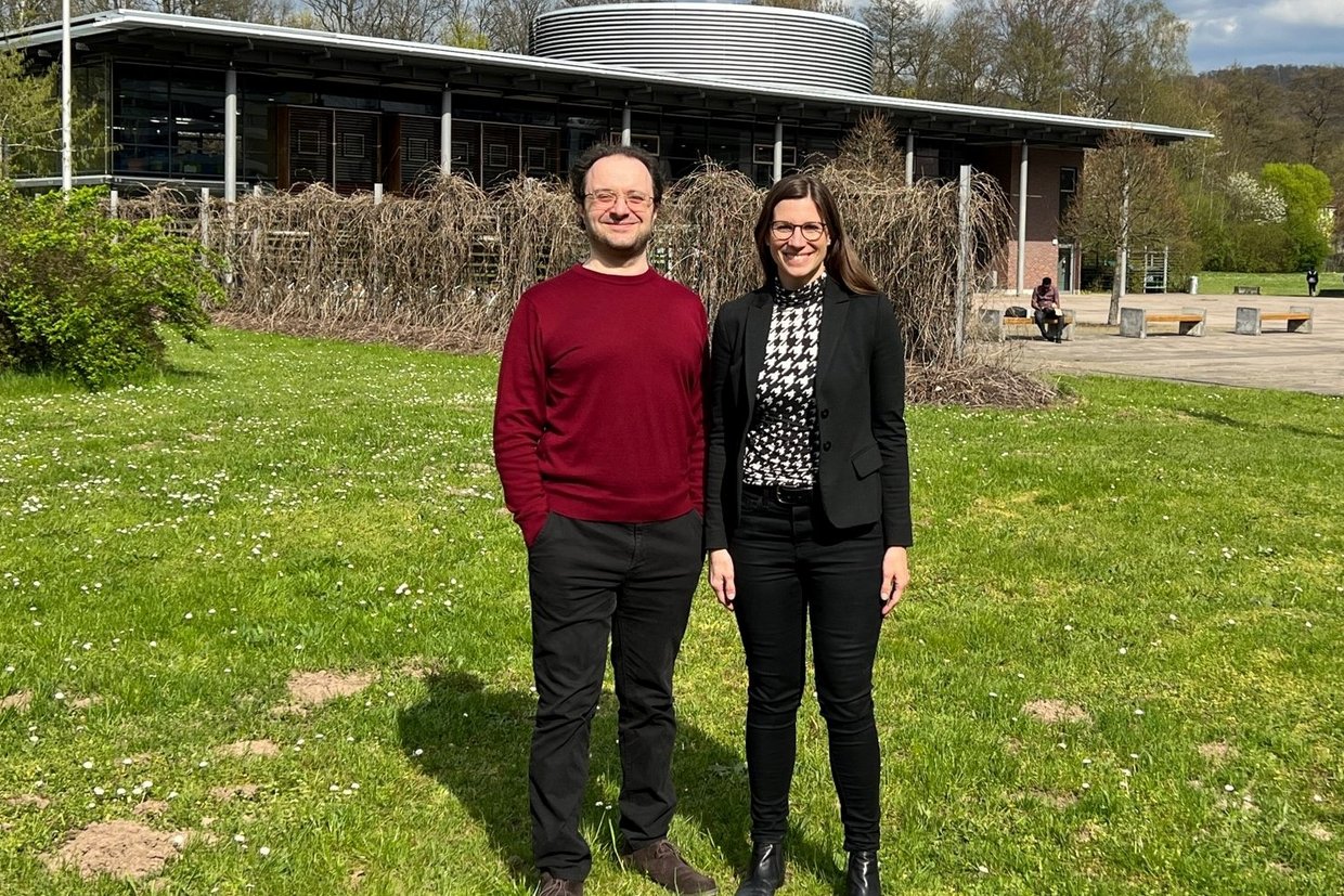 Prof. Diego d'Andria und Prof. Mareike Heinemann 