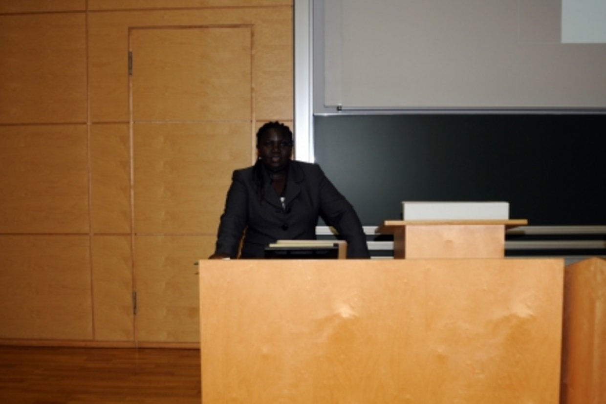 Diana Akullo, Mitarbeiterin im Department of Rural Economy and Agriculture der Afrikanischen Union