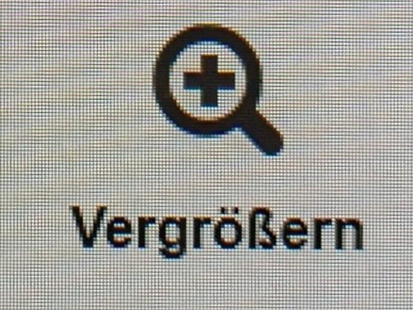 Foto: Schaltfläche "Vergrößern"