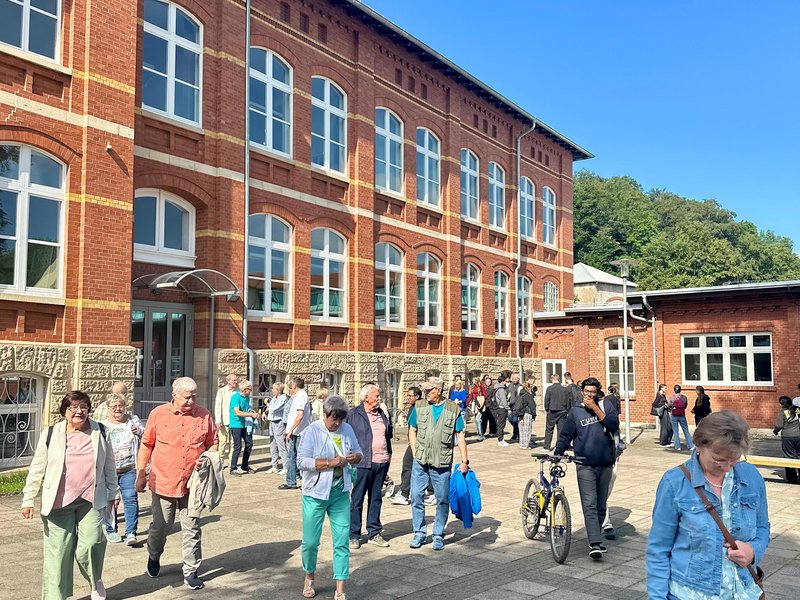 Führung auf dem Campus der Hochschule