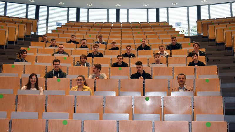 Schüler im Audimax
