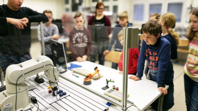 Funktionsweise eines Roboterarms